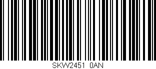 Código de barras (EAN, GTIN, SKU, ISBN): 'SKW2451/0AN'
