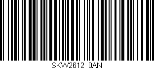 Código de barras (EAN, GTIN, SKU, ISBN): 'SKW2612/0AN'