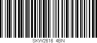Código de barras (EAN, GTIN, SKU, ISBN): 'SKW2616/4BN'