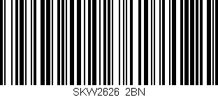 Código de barras (EAN, GTIN, SKU, ISBN): 'SKW2626/2BN'