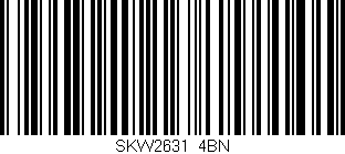 Código de barras (EAN, GTIN, SKU, ISBN): 'SKW2631/4BN'