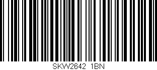 Código de barras (EAN, GTIN, SKU, ISBN): 'SKW2642/1BN'