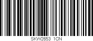 Código de barras (EAN, GTIN, SKU, ISBN): 'SKW2653/1CN'