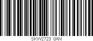 Código de barras (EAN, GTIN, SKU, ISBN): 'SKW2723/0AN'