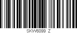 Código de barras (EAN, GTIN, SKU, ISBN): 'SKW6099/Z'