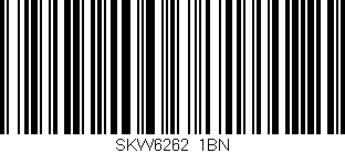 Código de barras (EAN, GTIN, SKU, ISBN): 'SKW6262/1BN'