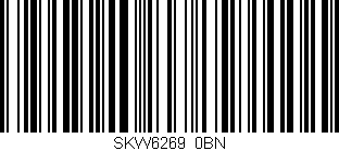 Código de barras (EAN, GTIN, SKU, ISBN): 'SKW6269/0BN'