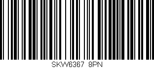 Código de barras (EAN, GTIN, SKU, ISBN): 'SKW6367/8PN'