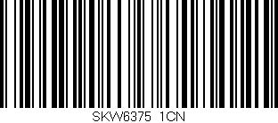 Código de barras (EAN, GTIN, SKU, ISBN): 'SKW6375/1CN'