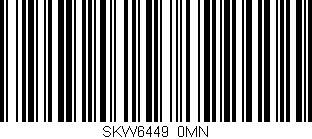 Código de barras (EAN, GTIN, SKU, ISBN): 'SKW6449/0MN'