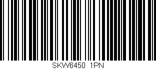 Código de barras (EAN, GTIN, SKU, ISBN): 'SKW6450/1PN'