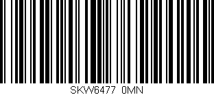 Código de barras (EAN, GTIN, SKU, ISBN): 'SKW6477/0MN'