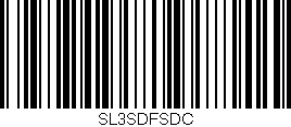 Código de barras (EAN, GTIN, SKU, ISBN): 'SL3SDFSDC'