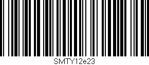 Código de barras (EAN, GTIN, SKU, ISBN): 'SMTY12e23'