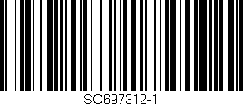 Código de barras (EAN, GTIN, SKU, ISBN): 'SO697312-1'