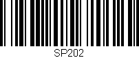 Código de barras (EAN, GTIN, SKU, ISBN): 'SP202'