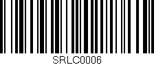 Código de barras (EAN, GTIN, SKU, ISBN): 'SRLC0006'