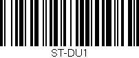 Código de barras (EAN, GTIN, SKU, ISBN): 'ST-DU1'