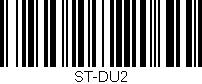 Código de barras (EAN, GTIN, SKU, ISBN): 'ST-DU2'