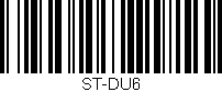 Código de barras (EAN, GTIN, SKU, ISBN): 'ST-DU6'