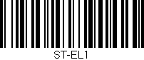 Código de barras (EAN, GTIN, SKU, ISBN): 'ST-EL1'