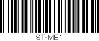 Código de barras (EAN, GTIN, SKU, ISBN): 'ST-ME1'