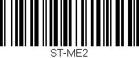 Código de barras (EAN, GTIN, SKU, ISBN): 'ST-ME2'