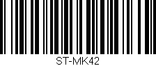 Código de barras (EAN, GTIN, SKU, ISBN): 'ST-MK42'