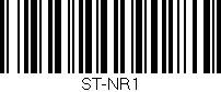 Código de barras (EAN, GTIN, SKU, ISBN): 'ST-NR1'