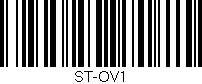 Código de barras (EAN, GTIN, SKU, ISBN): 'ST-OV1'