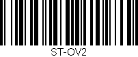 Código de barras (EAN, GTIN, SKU, ISBN): 'ST-OV2'