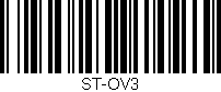 Código de barras (EAN, GTIN, SKU, ISBN): 'ST-OV3'