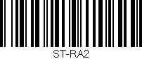 Código de barras (EAN, GTIN, SKU, ISBN): 'ST-RA2'