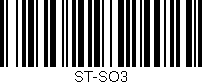 Código de barras (EAN, GTIN, SKU, ISBN): 'ST-SO3'