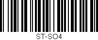 Código de barras (EAN, GTIN, SKU, ISBN): 'ST-SO4'