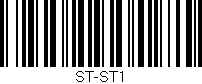 Código de barras (EAN, GTIN, SKU, ISBN): 'ST-ST1'