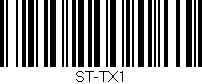 Código de barras (EAN, GTIN, SKU, ISBN): 'ST-TX1'