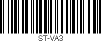 Código de barras (EAN, GTIN, SKU, ISBN): 'ST-VA3'