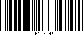 Código de barras (EAN, GTIN, SKU, ISBN): 'SUOK707B'