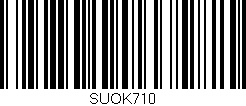 Código de barras (EAN, GTIN, SKU, ISBN): 'SUOK710'