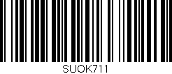 Código de barras (EAN, GTIN, SKU, ISBN): 'SUOK711'