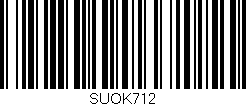 Código de barras (EAN, GTIN, SKU, ISBN): 'SUOK712'