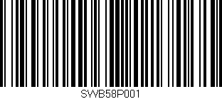 Código de barras (EAN, GTIN, SKU, ISBN): 'SWB58P001'