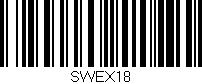 Código de barras (EAN, GTIN, SKU, ISBN): 'SWEX18'