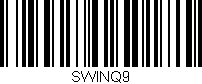 Código de barras (EAN, GTIN, SKU, ISBN): 'SWINQ9'