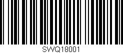 Código de barras (EAN, GTIN, SKU, ISBN): 'SWQ18001'