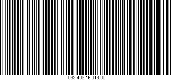 Código de barras (EAN, GTIN, SKU, ISBN): 'T063.409.16.018.00'