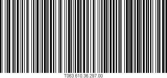 Código de barras (EAN, GTIN, SKU, ISBN): 'T063.610.36.297.00'