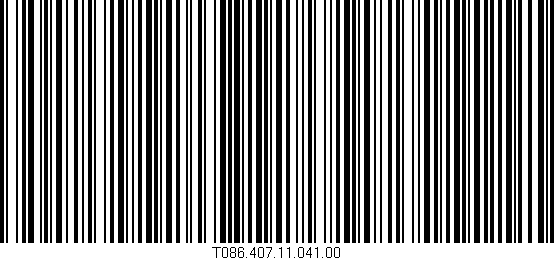 Código de barras (EAN, GTIN, SKU, ISBN): 'T086.407.11.041.00'