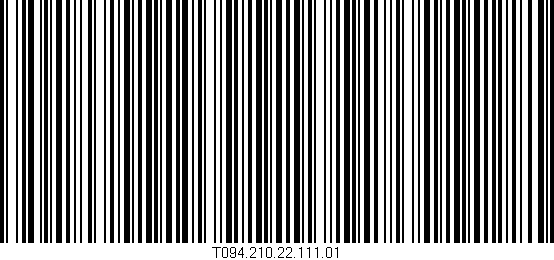 Código de barras (EAN, GTIN, SKU, ISBN): 'T094.210.22.111.01'